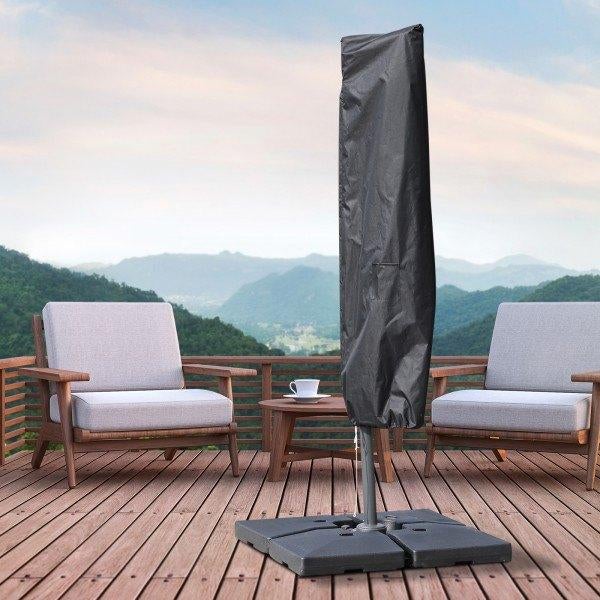 Beschermhoes voor parasol Ø300cm  Zwart, Tuin en Terras, Parasols, Ophalen of Verzenden, Nieuw, Minder dan 1 meter, Parasolhoes
