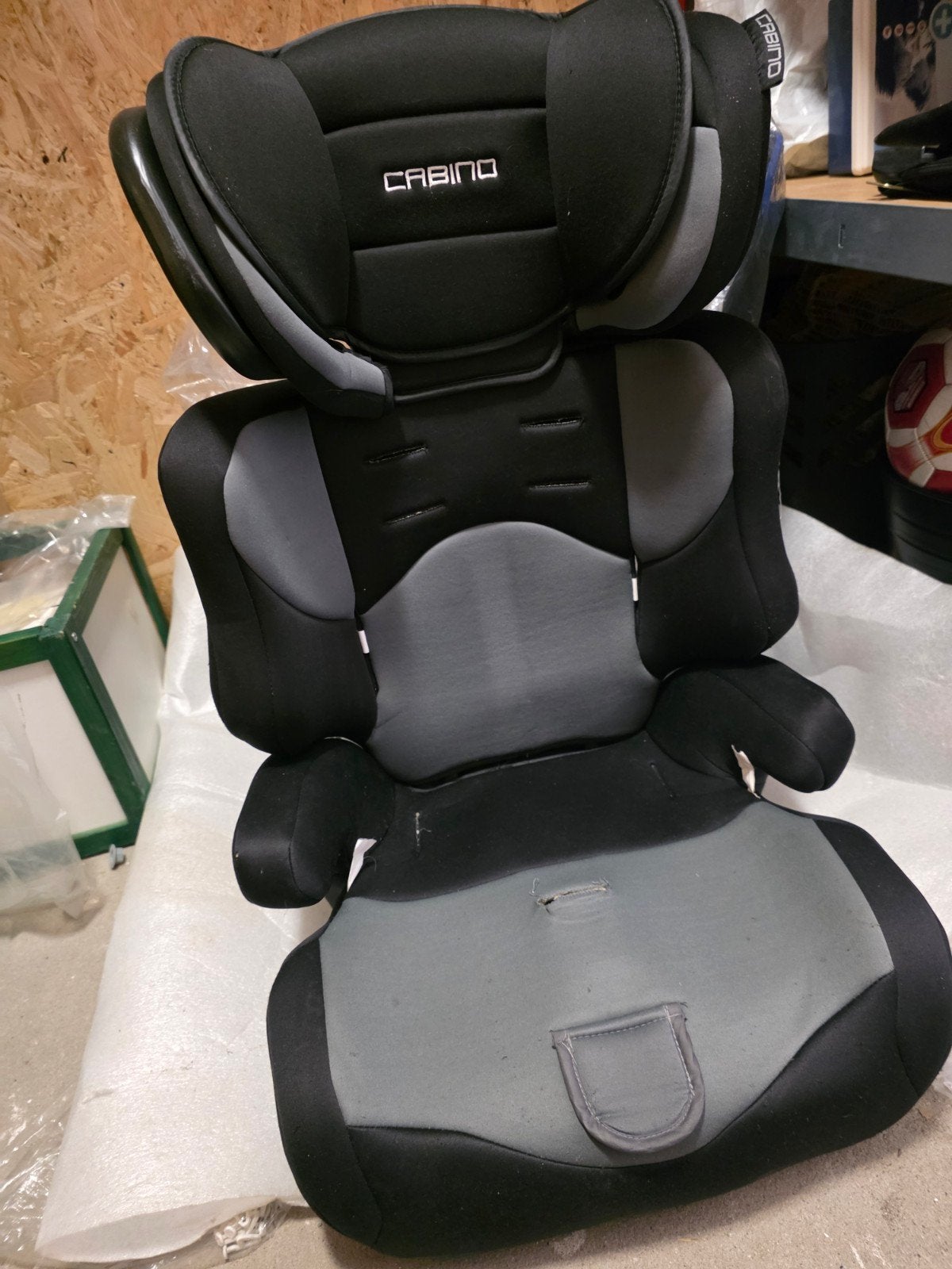 Cabino autostoel - Zwart/Grijs, Overige merken, Verstelbare rugleuning, Ophalen of Verzenden, 9 t/m 36 kg