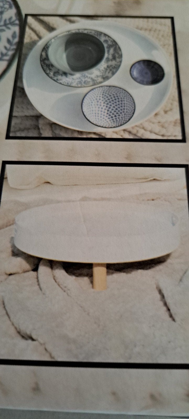 Gusta siertafel / dienblad op voet - Nieuw in doos, Overige materialen, Rond, Nieuw, Ophalen of Verzenden