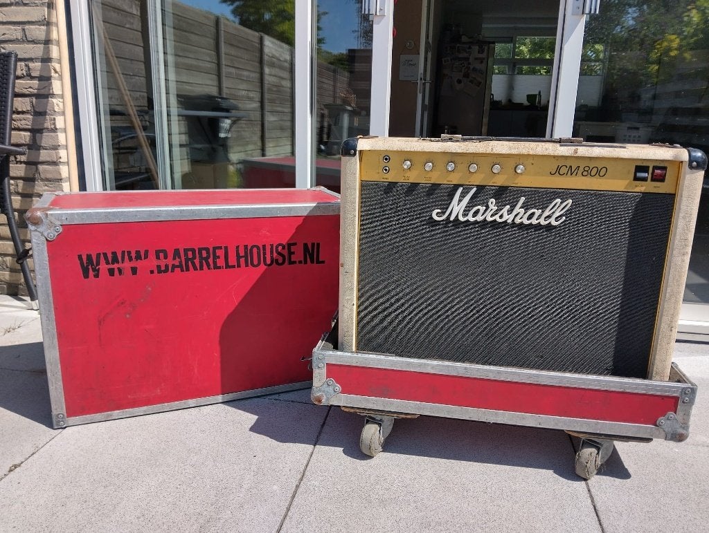 Ex-Guus Laporte (Barrelhouse) Marshall versterker w/ case, Muziek en Instrumenten, Ophalen, Gebruikt, Gitaar, 50 tot 100 watt