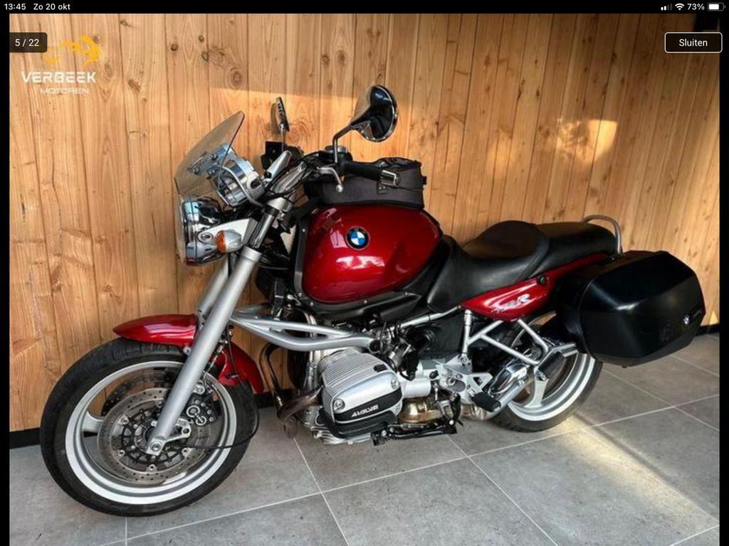 BMW R 850 R - Toermotor met zijkoffers, Cardan-aandrijving, 2 cilinders, Motorrijbewijs A, Gebruikt