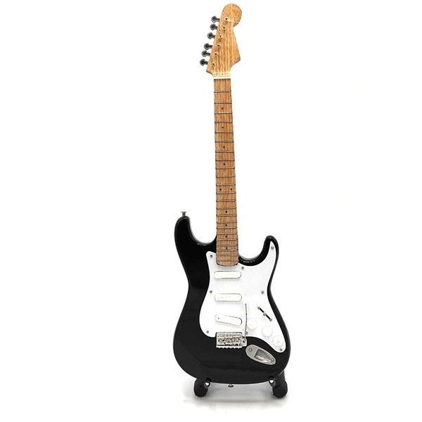 Eric Clapton zwart gitaar miniatuur 15cm mini guitar deco, Info@deconoord.nl, Deco Noord, Nieuw, Ophalen of Verzenden