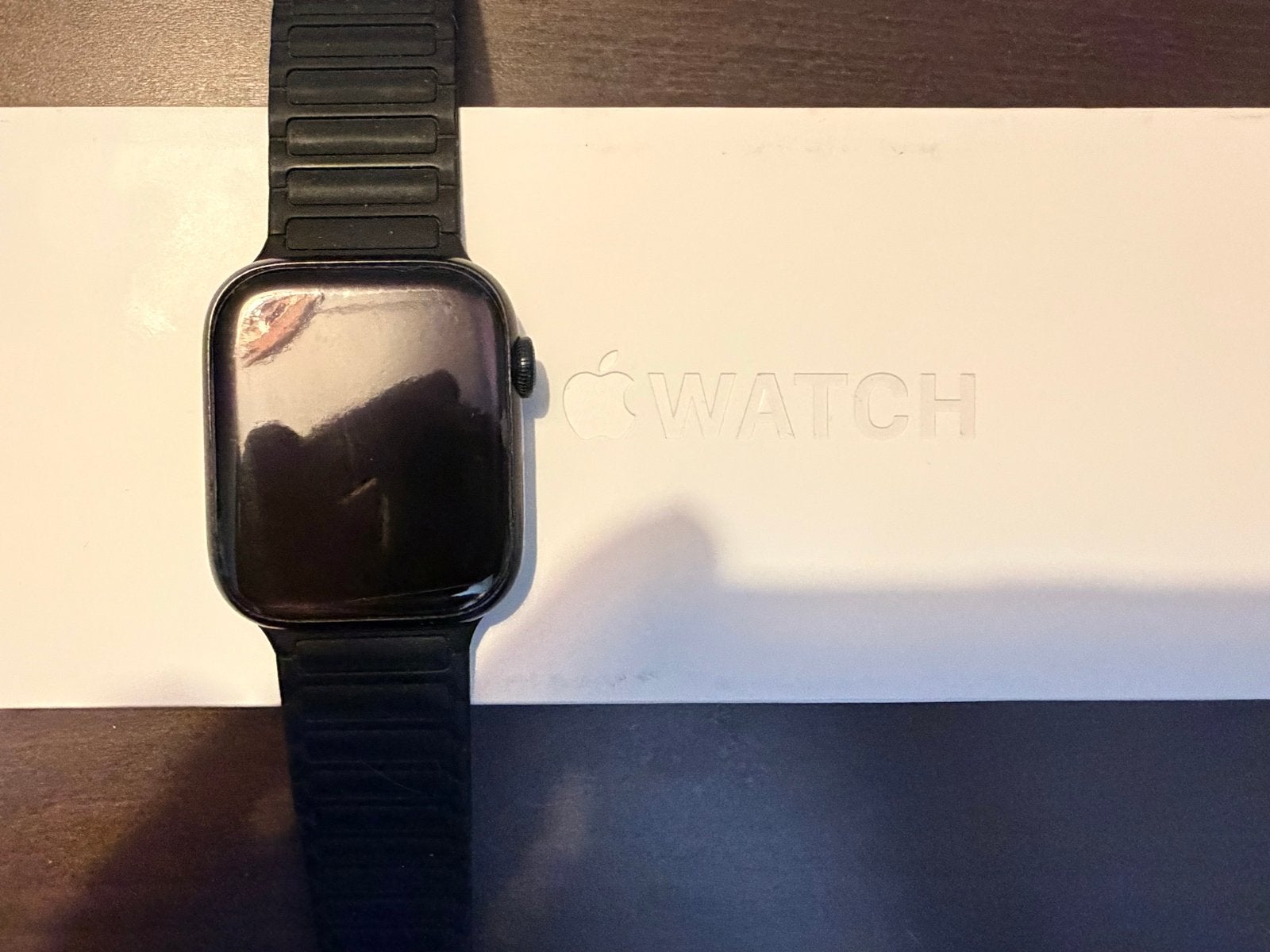 Apple Watch Series 7 (45mm) Zwart, Ophalen, Gebruikt, Hartslag, Zwart