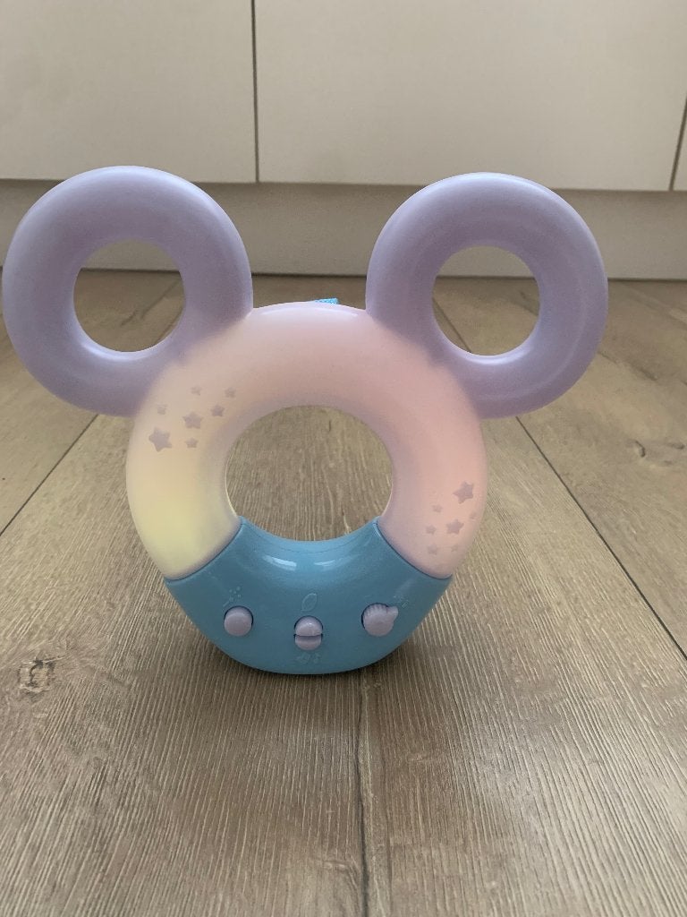 Mickey Mouse nachtlampje, Ophalen of Verzenden, Zo goed als nieuw, Draadloos, Lamp
