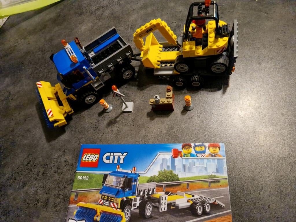 Lego City 60152 Veegwagen en Graafmachine, Ophalen of Verzenden