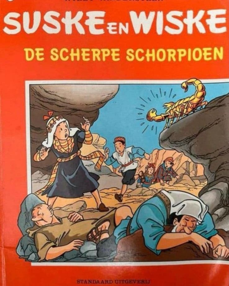 Suske en Wiske 231 - De Scherpe Schorpioen, Eén stripboek, Ophalen of Verzenden, Gelezen