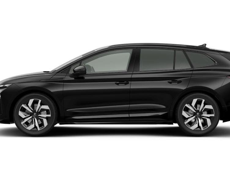 Skoda Enyaq Sportline Tour Edition 85 | 286 PK | Trekhaak |, Auto's, Skoda, Automaat, Achterwielaandrijving, 510 min, Zwart