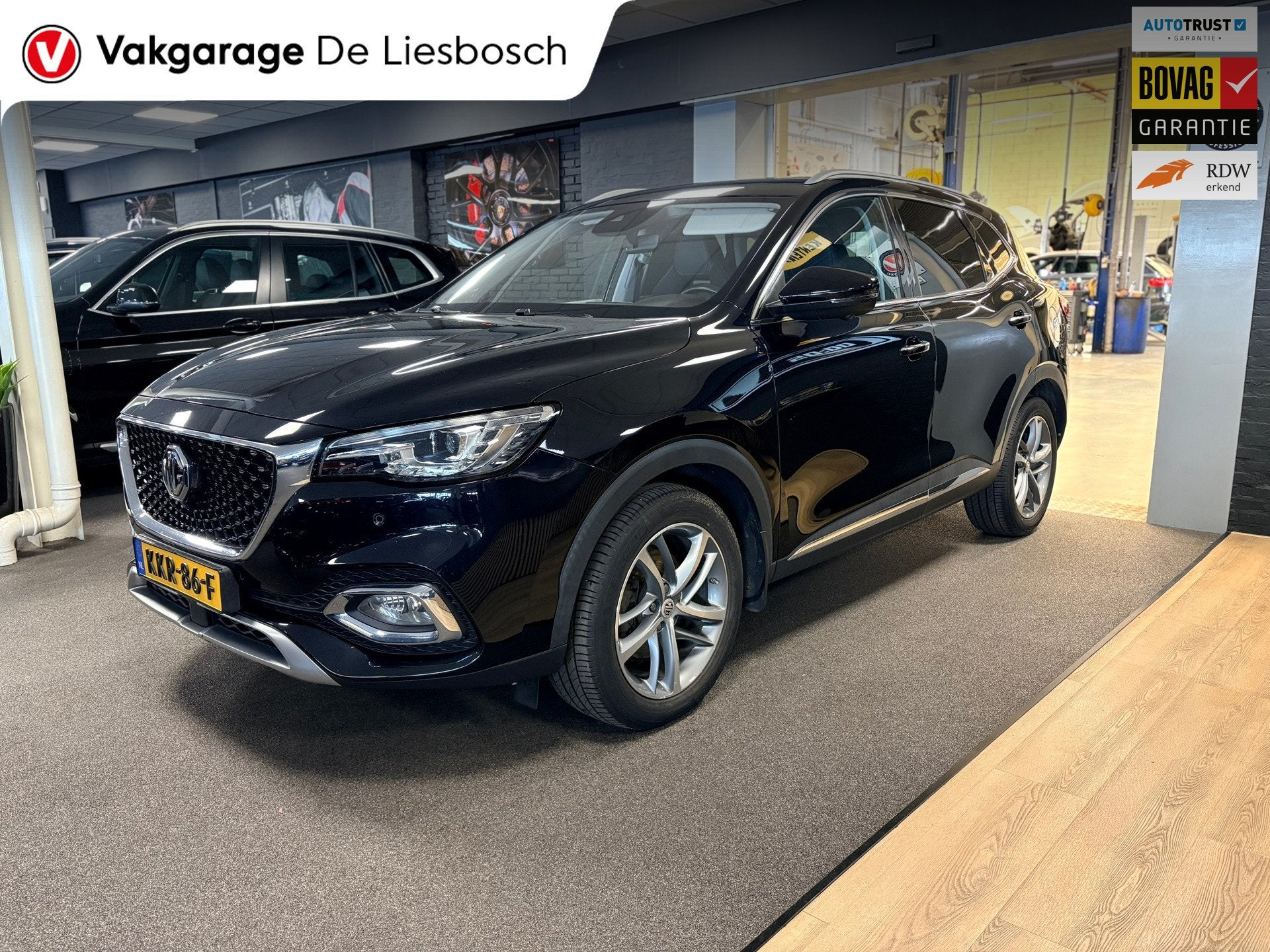 MG EHS 1.5 TGDI Luxury PHEV / automaat / 360camera / Leder/, Auto's, 12 maanden, Gebruikt, 4 cilinders, Zwart