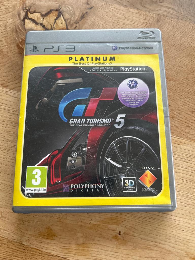Gran Turismo 5 Platinum PS3 - The Real Driving Simulator, Online, Gebruikt, Racen en Vliegen, 2 spelers