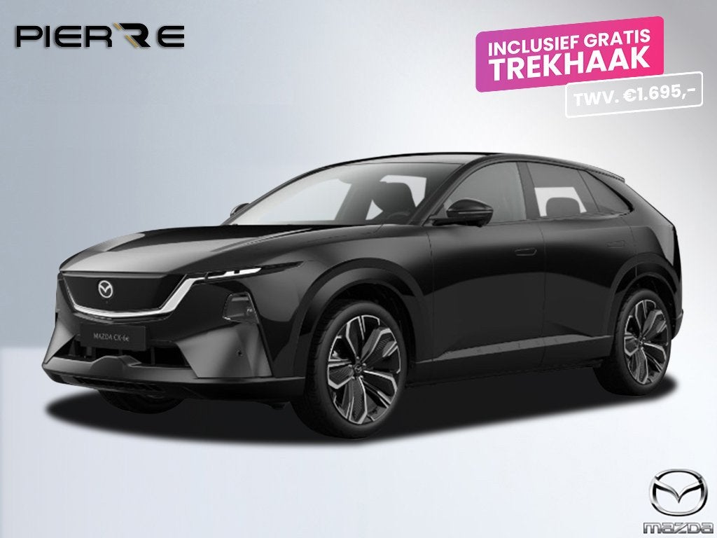 Mazda CX-6e Takumi 78 kWh NAVI | APPLE CARPLAY / ANDROID | P, Auto's, Automaat, Dealer onderhouden, Achterwielaandrijving, Zwart