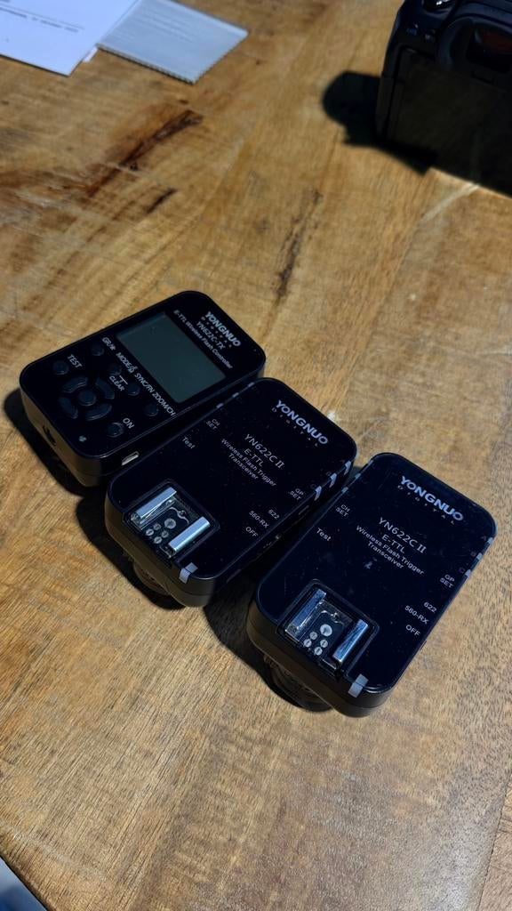 yongnuo yn622c ii & yn622c tx, Ophalen, Zo goed als nieuw, Overige merken