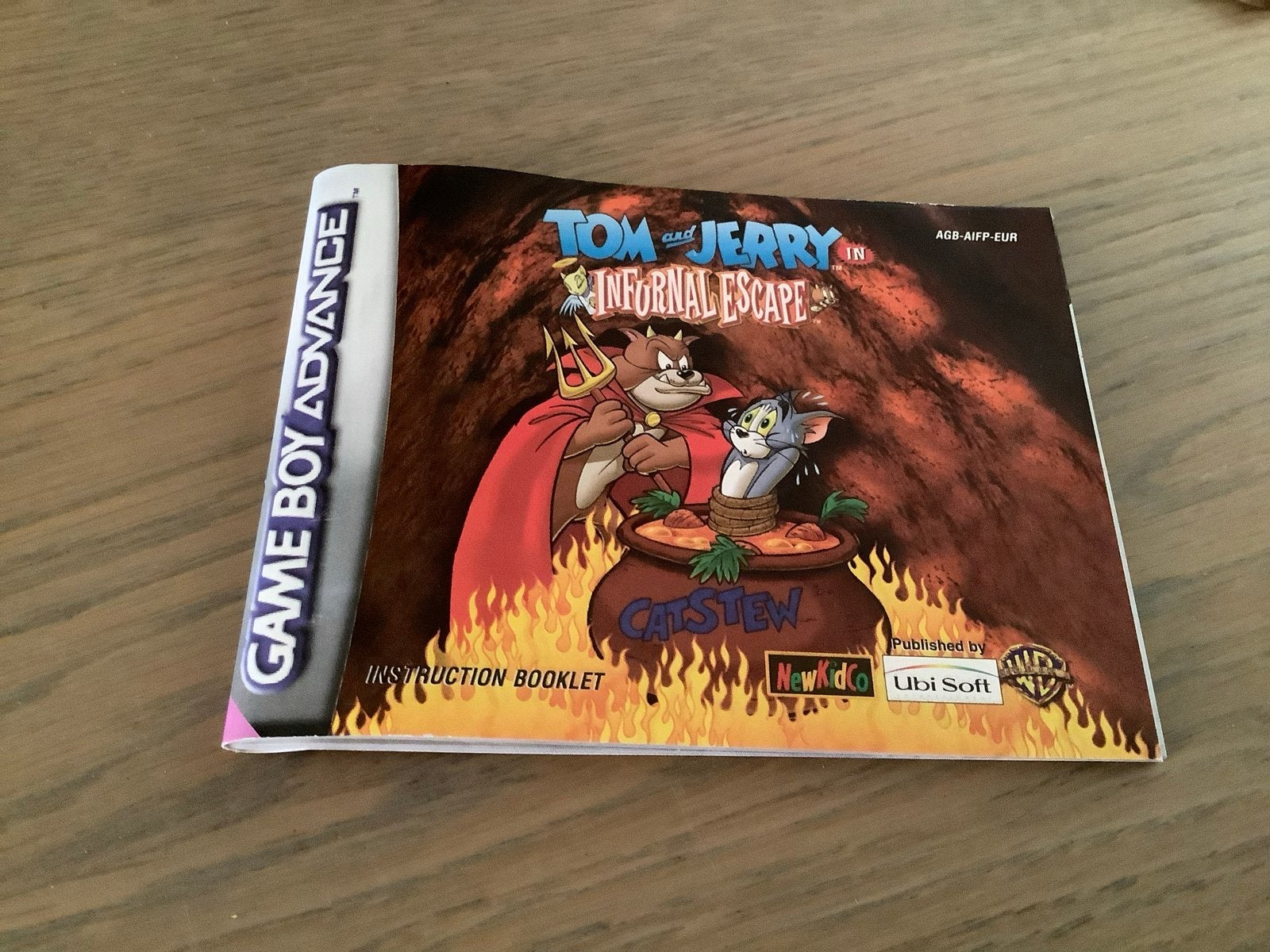Handleiding Tom and Jerry-Infernal Escape Game Boy Advance, Spelcomputers en Games, Games | Overige, Gebruikt, Avontuur en Actie