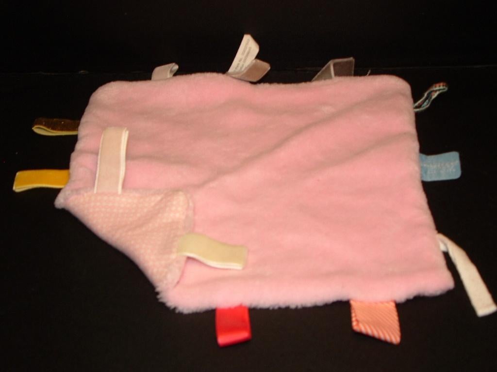 SNOOZEBABY KNUFFELDOEK VELOURS LICHTROZE MET TRICO, Verzenden, Nieuw, Overige typen