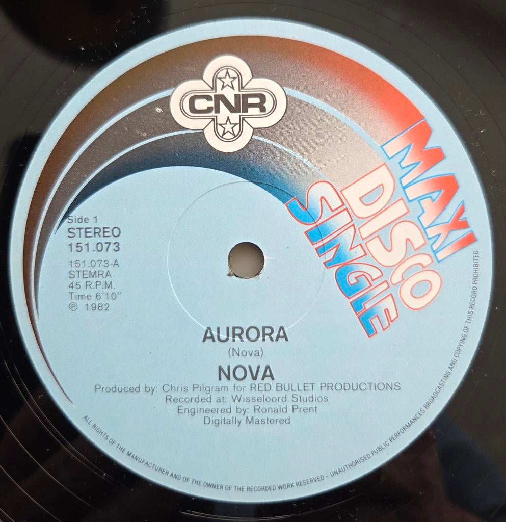 Nova - Aurora, 12" Maxi Single, Cd's en Dvd's, Vinyl Singles, Gebruikt, Maxi-single, Ophalen of Verzenden, Pop