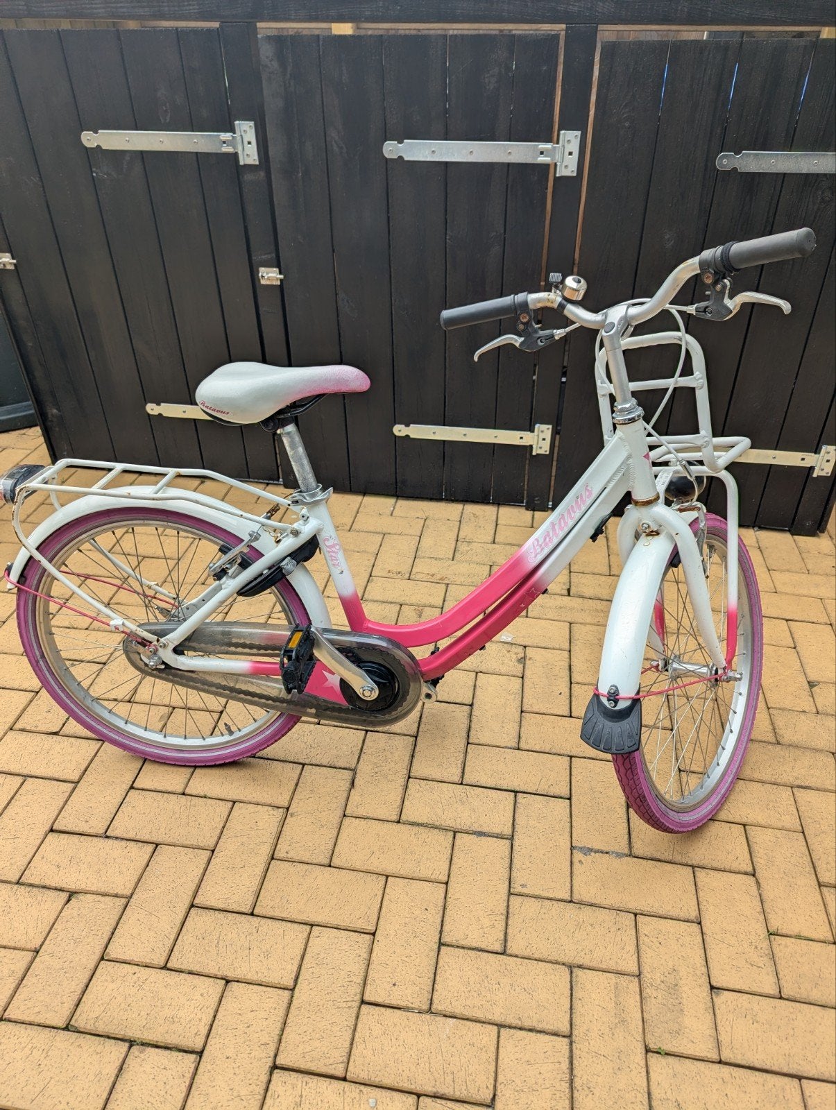 Batavus Star meisjesfiets 22 inch, Terugtraprem, 22 inch, Gebruikt, Batavus