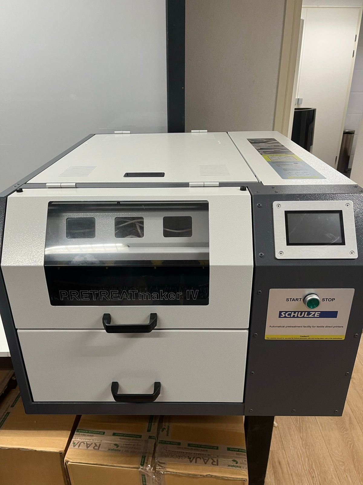Schulze PRETREATmaker IV - Textiel Voorbehandelingsmachine, Ophalen, Gebruikt