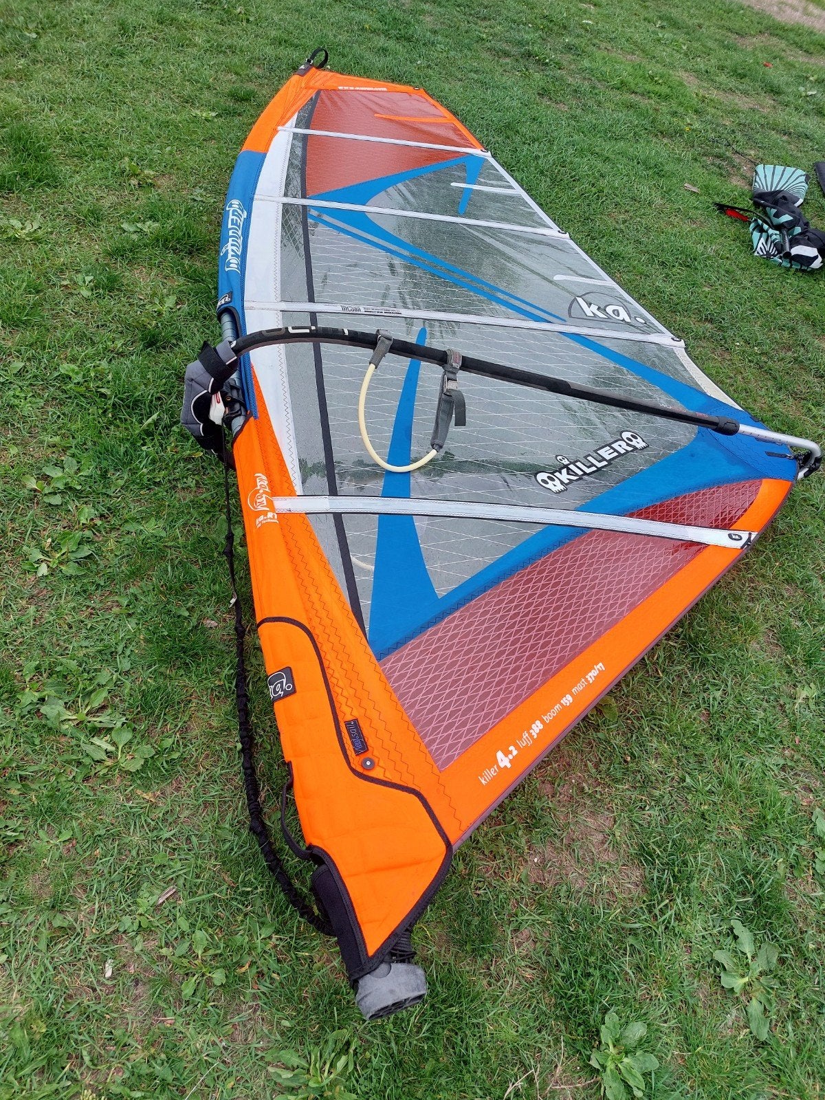Windsurfzeil KA Killer 4.2 m² - in prima staat, Watersport en Boten, Ophalen, Gebruikt, 3.5 tot 5 m², KA