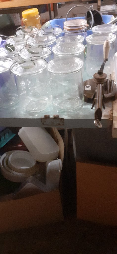 Weck Glazen, Ophalen, Gebruikt, Glas, Wit