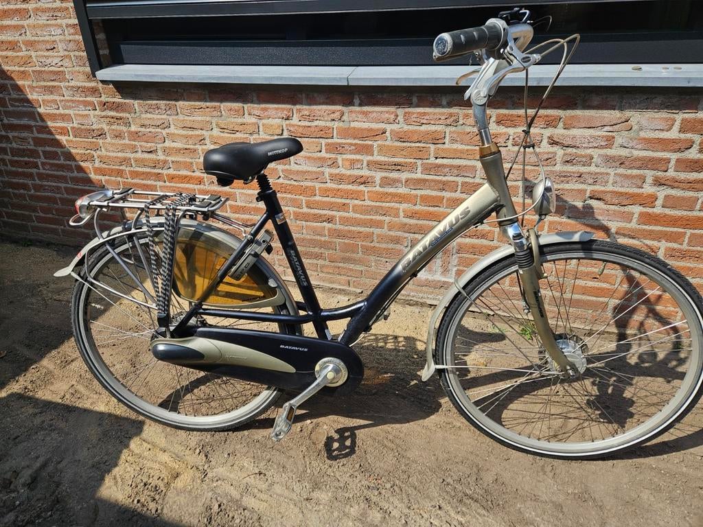 Batavus damesfiets 8 versnellingen, framehoogte 53 cm, Fietsen en Brommers, Fietsen | Dames | Damesfietsen, Gebruikt, Batavus