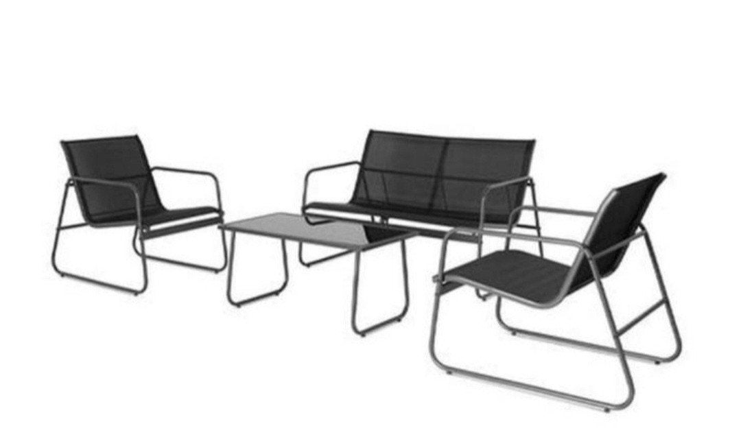 Feel Furniture - Luxe loungeset - Textilene - Bravo, Tuin en Terras, Ophalen, 4 zitplaatsen, Nieuw, Bank