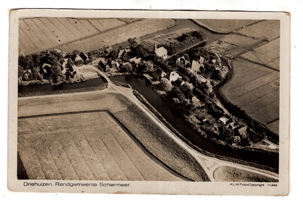 Driehuizen Schermeer Alkmaar, Verzamelen, Ansichtkaarten | Nederland, Verzenden, 1920 tot 1940, Ongelopen, Noord-Holland