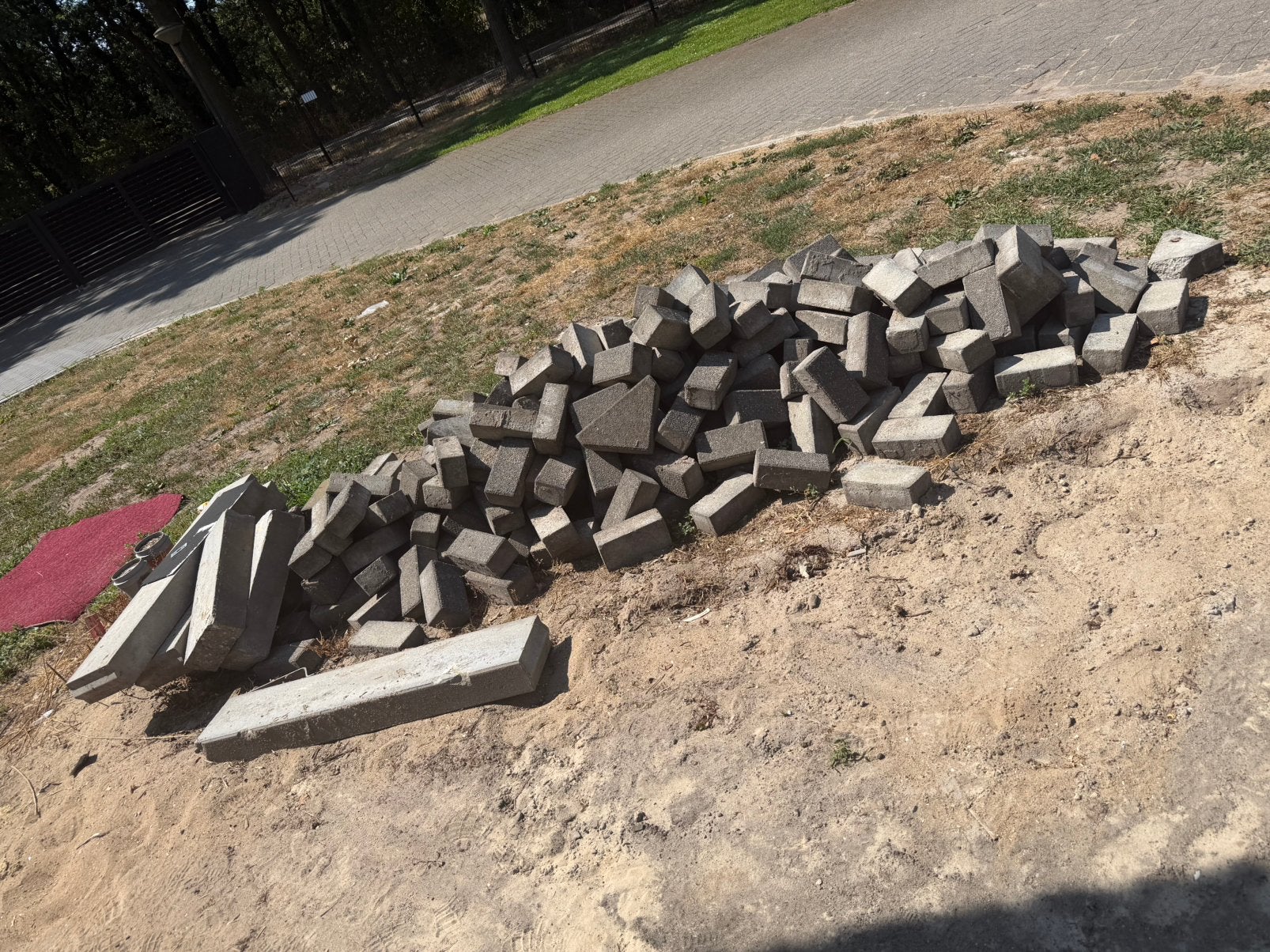 75m2 betonklinkers gratis af te halen, Tuin en Terras, Ophalen, Zo goed als nieuw, Overige typen