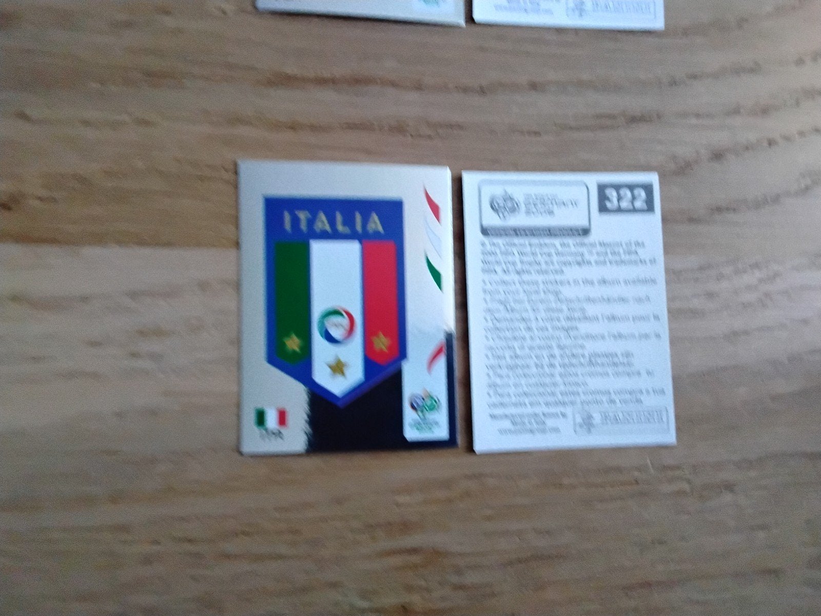 Panini sticker 2002 Sticker Logo Italië #322, Ophalen of Verzenden, Zo goed als nieuw, Poster, Plaatje of Sticker