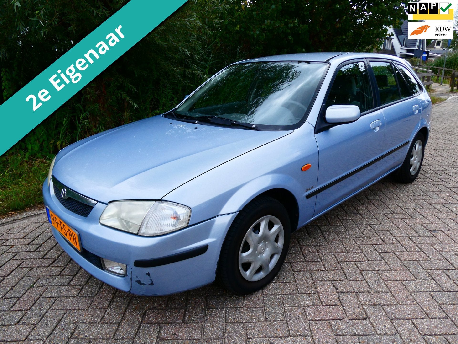 Mazda 323 Fastbreak 1.5i LS 5-drs 101.000km. NAP Youngtimer, Stof, 4 cilinders, 400 kg, Handgeschakeld