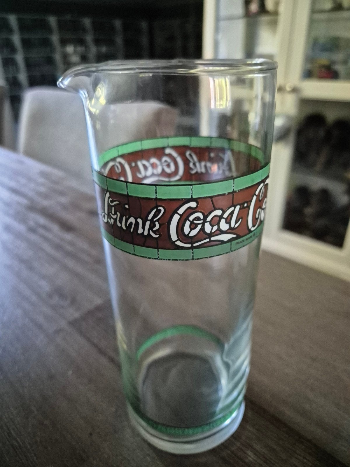 Vintage karaf met 'DRINK COCA COLA' opdruk / retro, Ophalen of Verzenden, Gebruikt, Overige typen