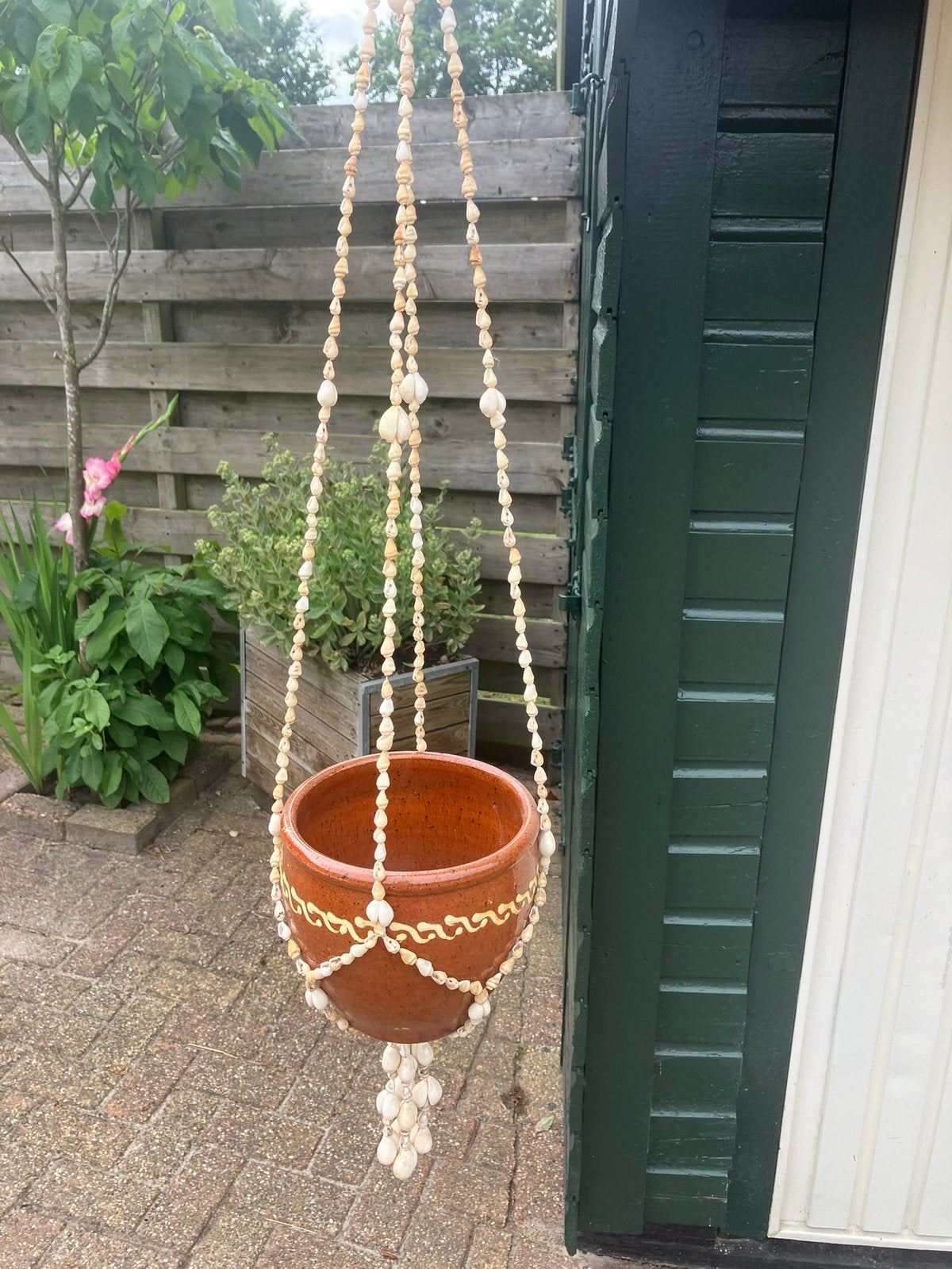 Workumer aardewerk hanger schelpen heel mooi, Antiek en Kunst, Ophalen of Verzenden