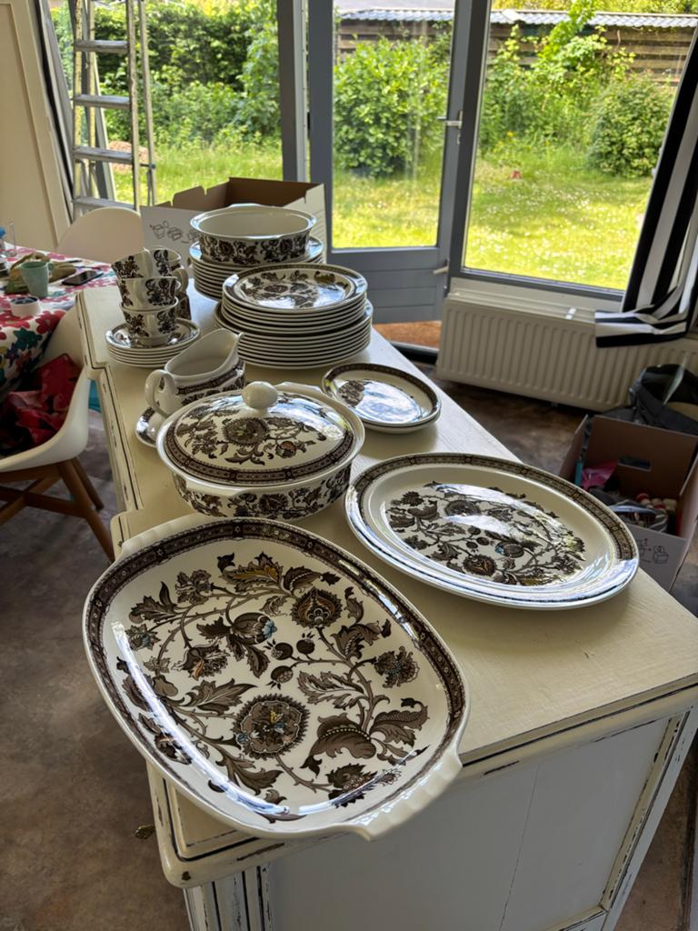 Servies Ridgway Ironstone Jacobean, Antiek en Kunst, Antiek | Servies los, Ophalen