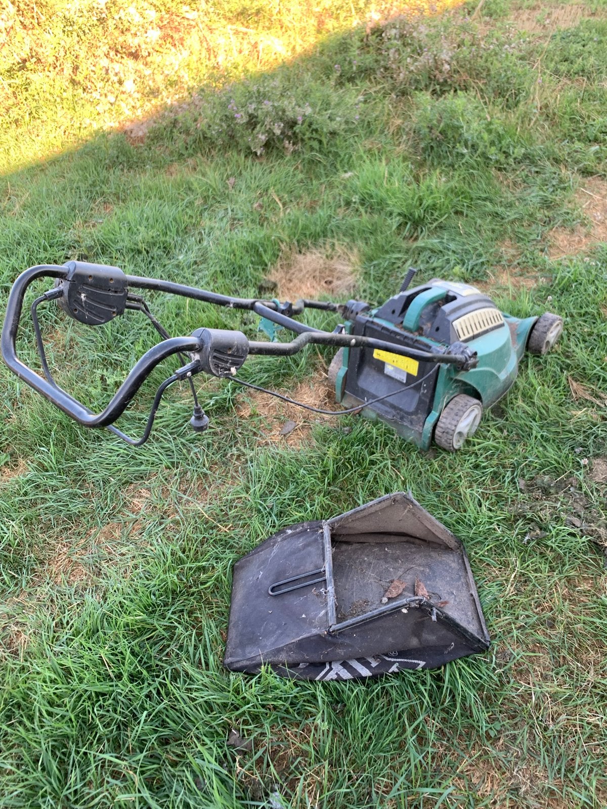 Elektrische grasmaaier voor klein gazon - Top Craft 1800W, Tuin en Terras, Grasmaaiers, Ophalen, Cirkelmaaier, Gebruikt, Elektrische grasmaaier