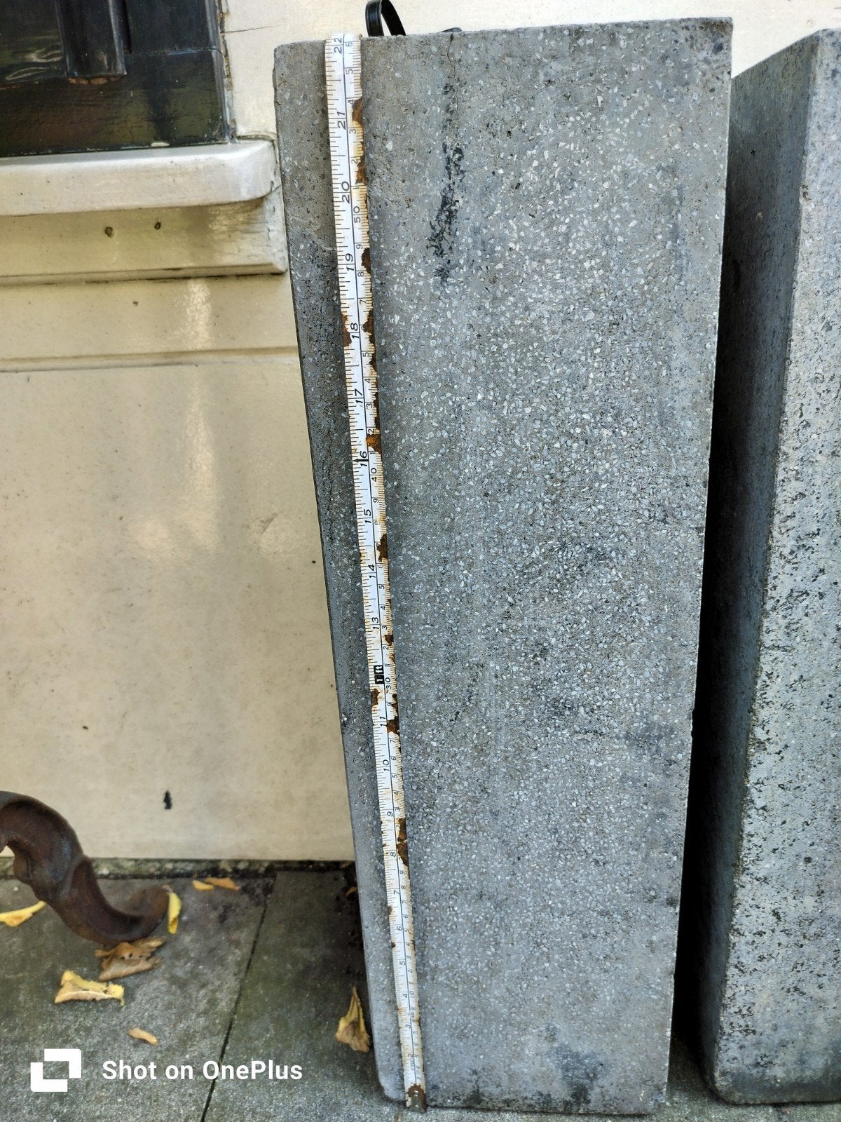 2 bloempotten grijs/antraciet, Gebruikt, Vierkant, Binnen, Beton
