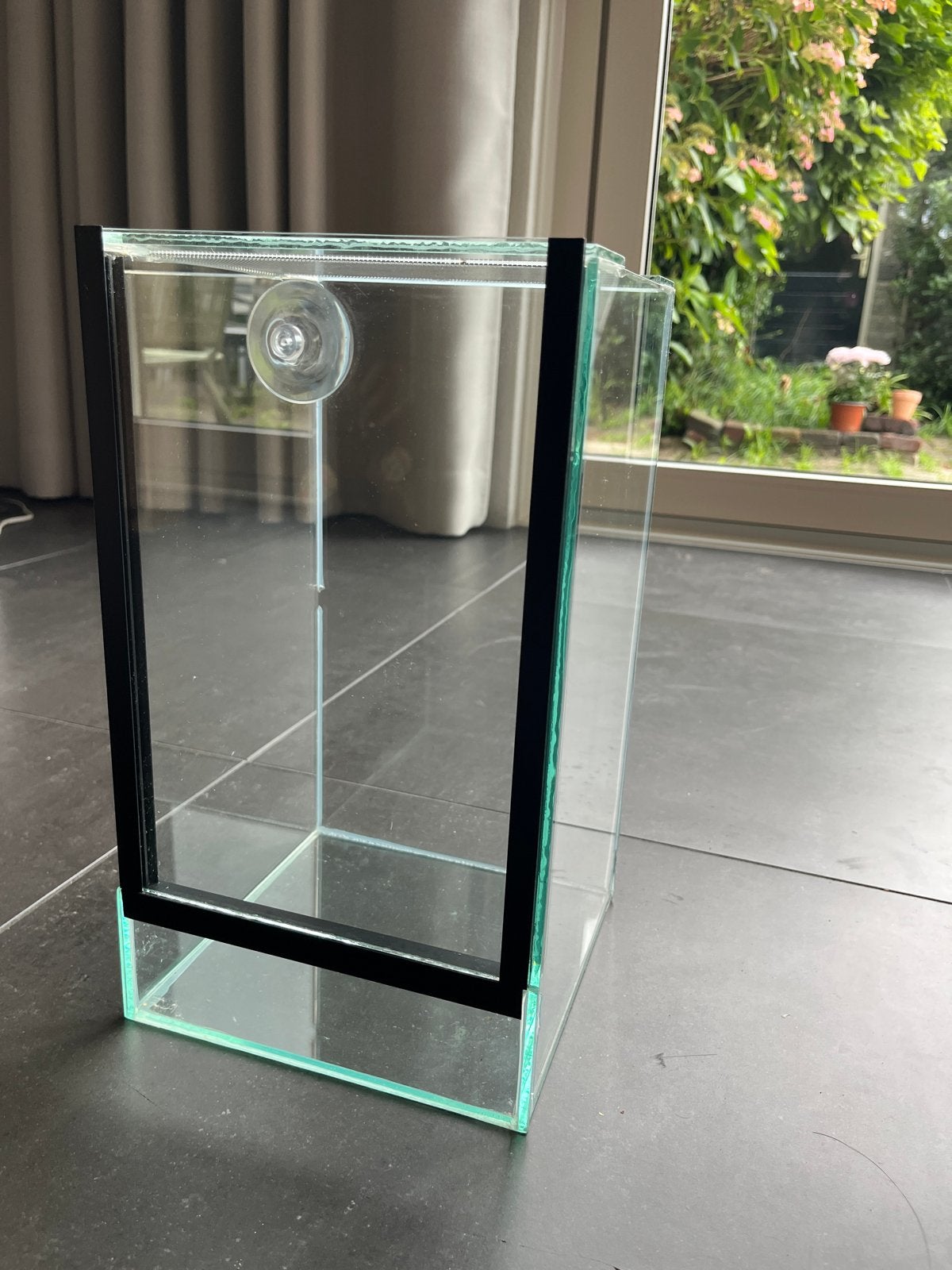 Wandelende tak terrarium glas 20x20x35, Ophalen, Zo goed als nieuw, Terrarium of Paludarium