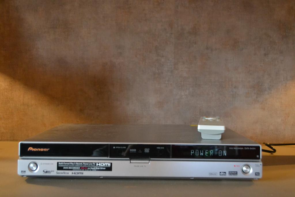 Pioneer DVR-545H DVD Recorder met afstandsbediening, Gebruikt, Met harddisk, Dvd-recorder, Ophalen of Verzenden