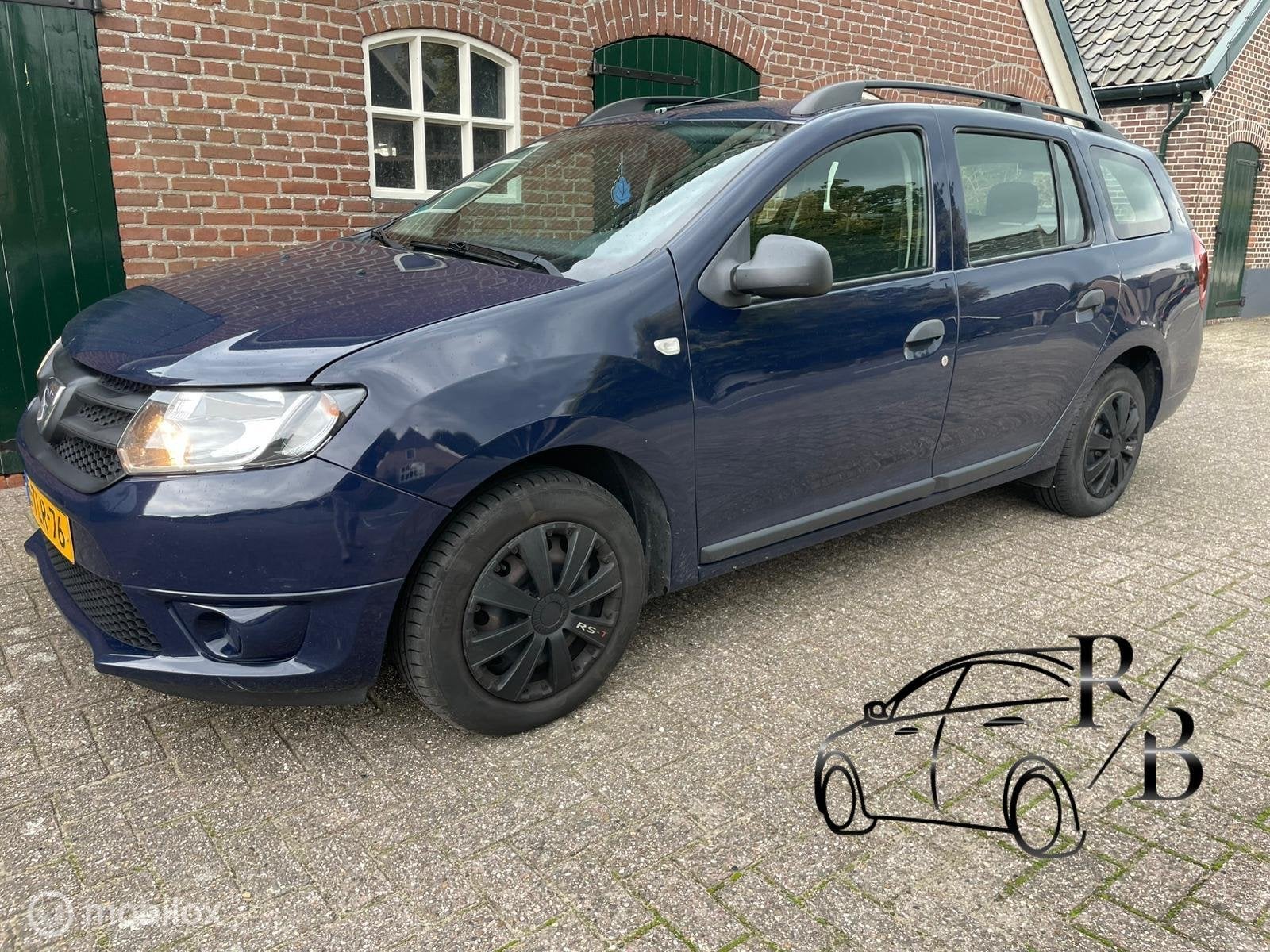 Dacia Logan MCV 0.9 TCe Ambiance CAMERA AIRCO NAVIGATIE, Auto's, Voorwielaandrijving, Stof, Zwart, Blauw