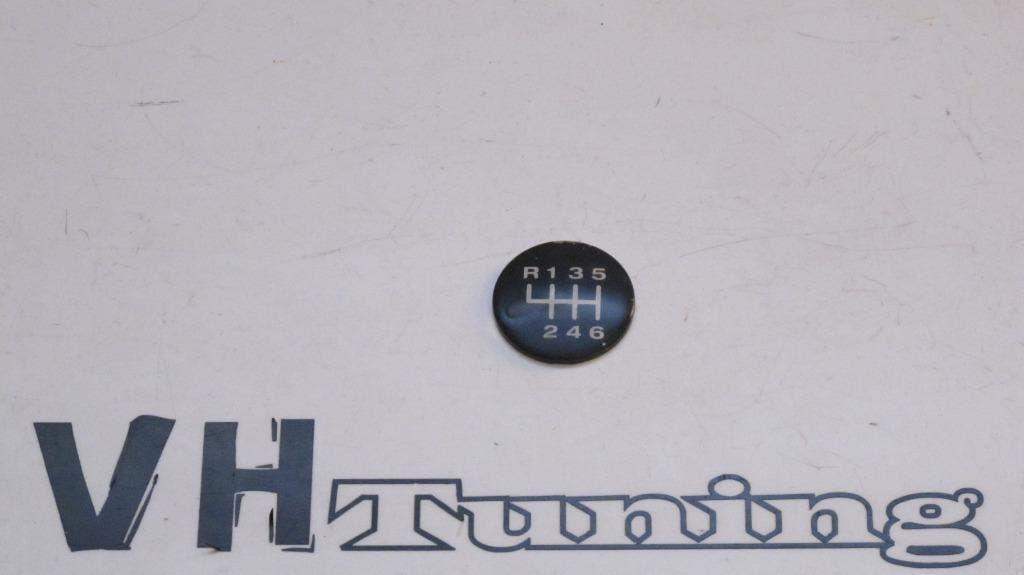 3D logo versnellingspook aanduiding 30mm 6 versnellingen, Ophalen of Verzenden