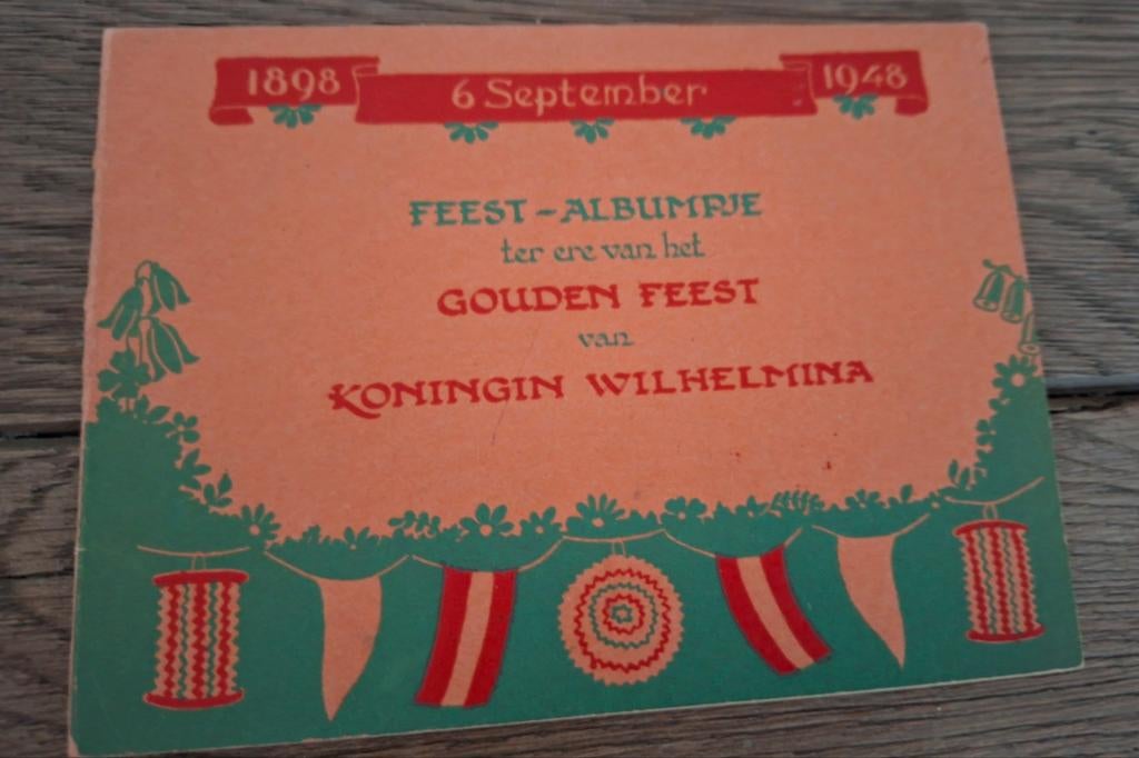 Feest-Albumpje Koningin Wilhelmina 1948 (zeldzaam exemplaar), Verzenden, Tijdschrift of Boek