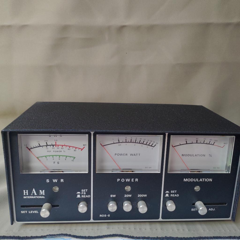 Ham international ROS-6 meter, Ophalen, Zo goed als nieuw