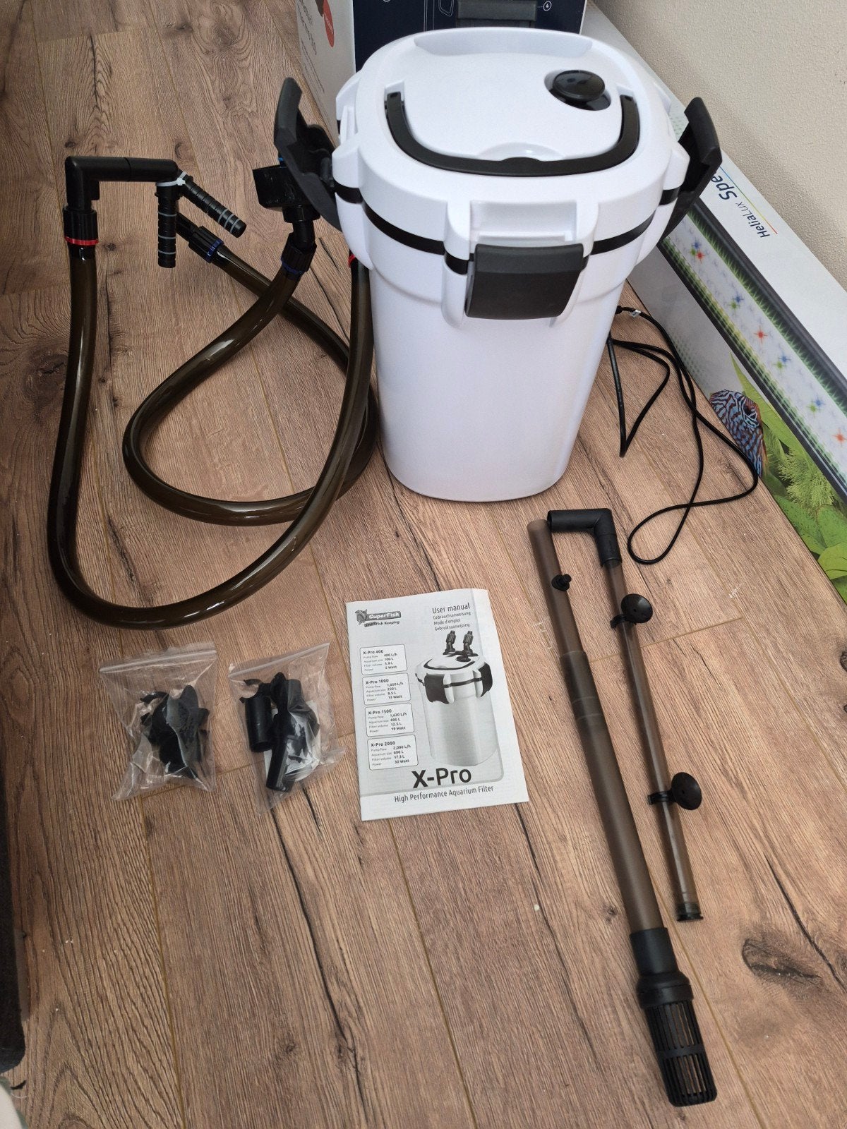 Superfish X-Pro 1500 (aquaria tot 400 liter), Ophalen