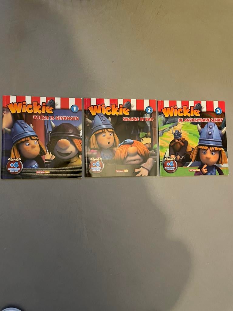 3 Wickie boekjes lezen en kinder recepten, Boeken, Ophalen of Verzenden, Nieuw, Fictie algemeen