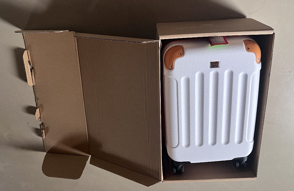 Rolkoffer postcodeloterij NIEUW, Wieltjes, 50 tot 60 cm, Hard kunststof, Nieuw