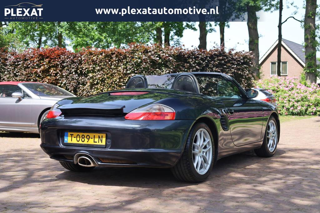 Porsche Boxster 2.7 Handgeschakeld | Facelift | Slechts 128., Achterwielaandrijving, Gebruikt, Blauw, 229 pk