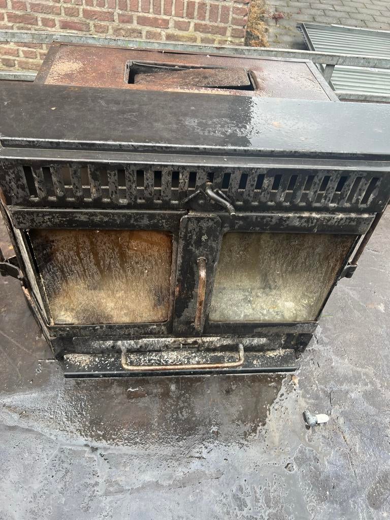 Robuuste Inbouw Houtkachel - Gezellige Warmte voor Thuis, Ophalen, Gebruikt, Houtkachel, Inbouw