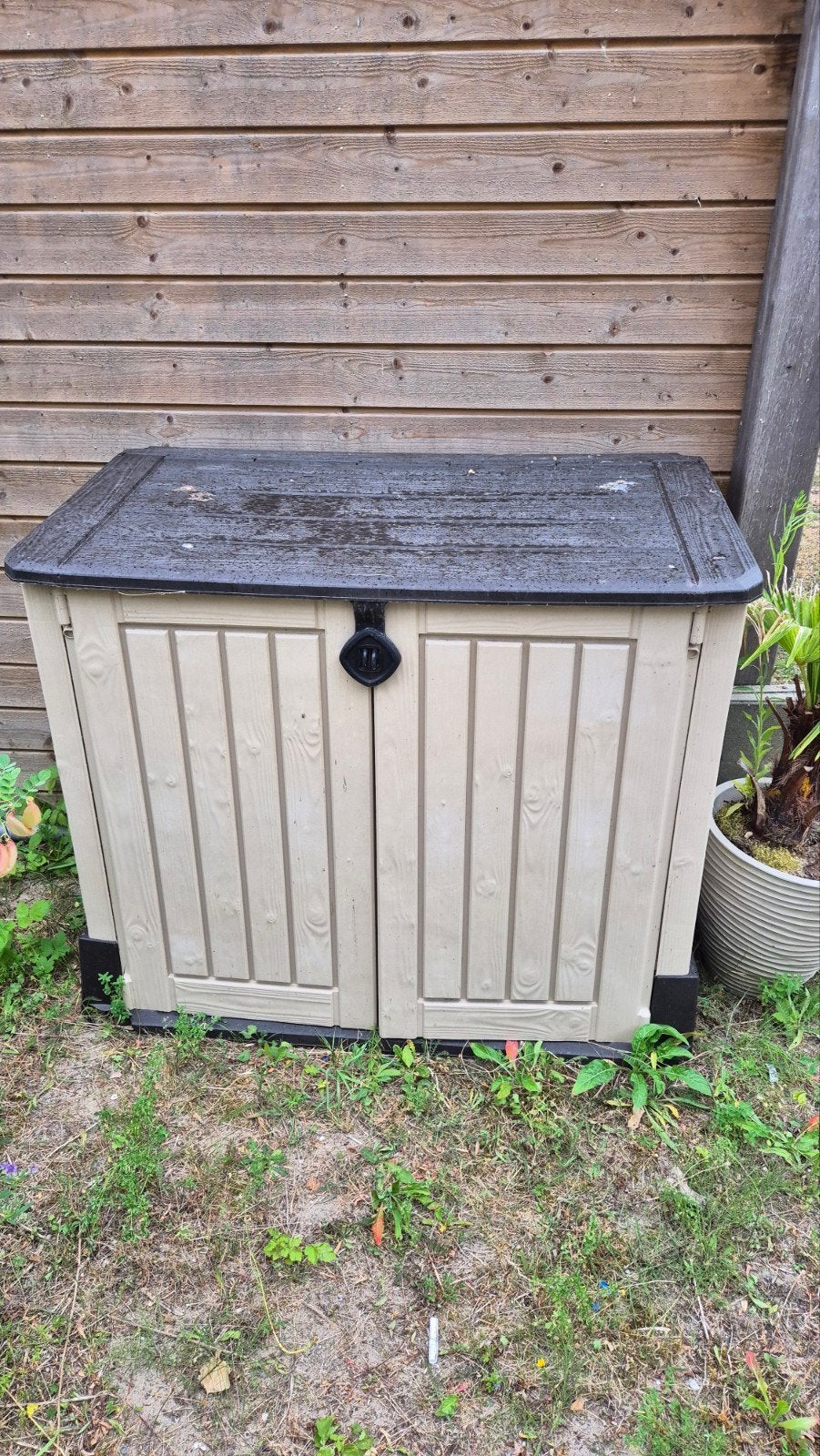 Gebruikte kussenbox / opbergbox voor buiten, Ophalen, Gebruikt, Kunststof, Overige typen