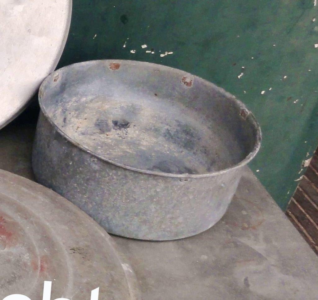 Kom van zink, antiek, Ophalen of Verzenden