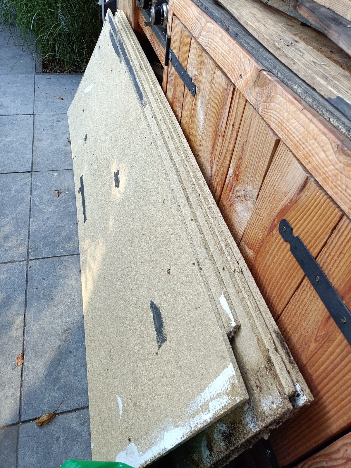 Gratis af te halen: Grote gebruikte hardboard platen, Doe-het-zelf en Verbouw, Platen en Panelen, Ophalen