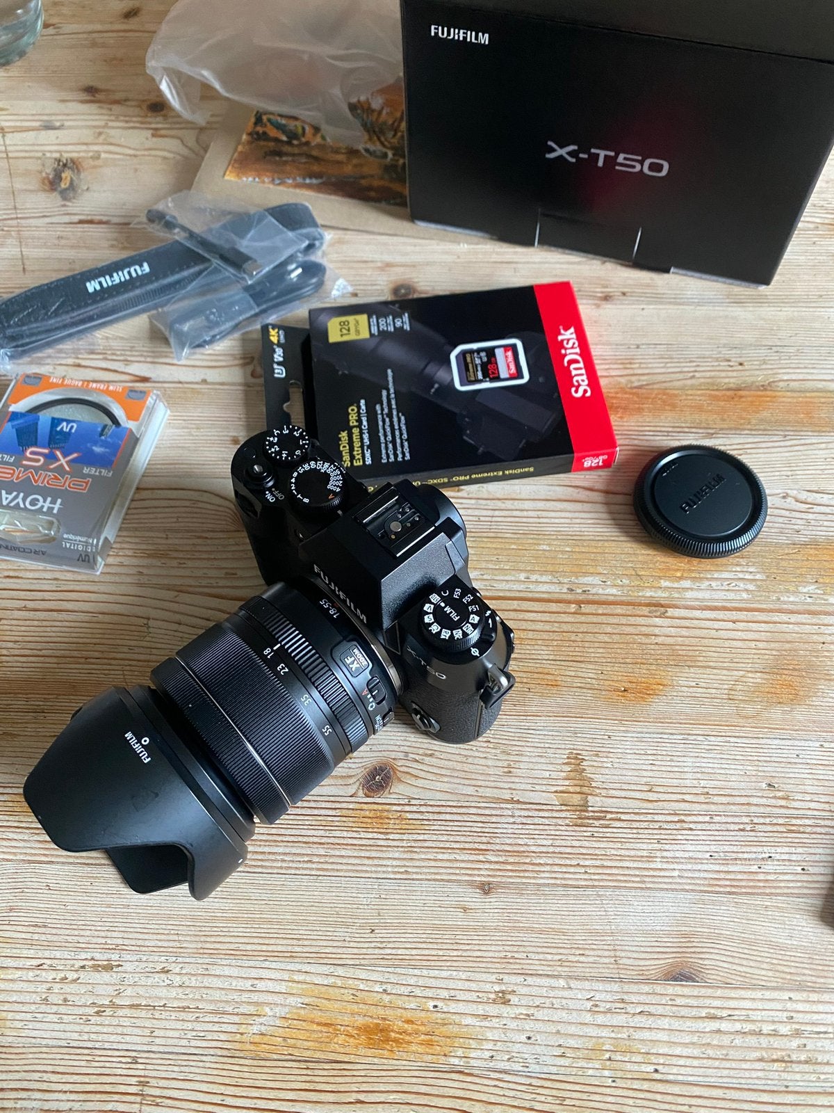fujifilm xt50 inclusief 2.8f 18-55mm lens en bijbehoren, Geheugenkaart, Nieuw, Ophalen of Verzenden, Fujifilm