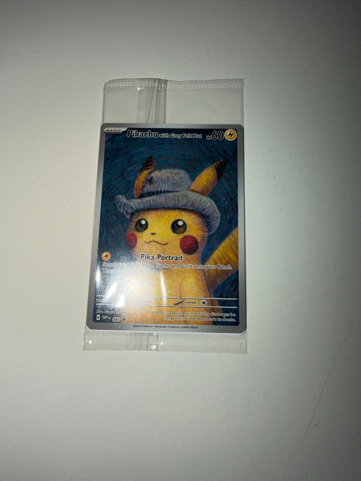 Pikachu with grey felt hat sealed #85 psa 10 contender!, Ophalen of Verzenden, Nieuw, Losse kaart