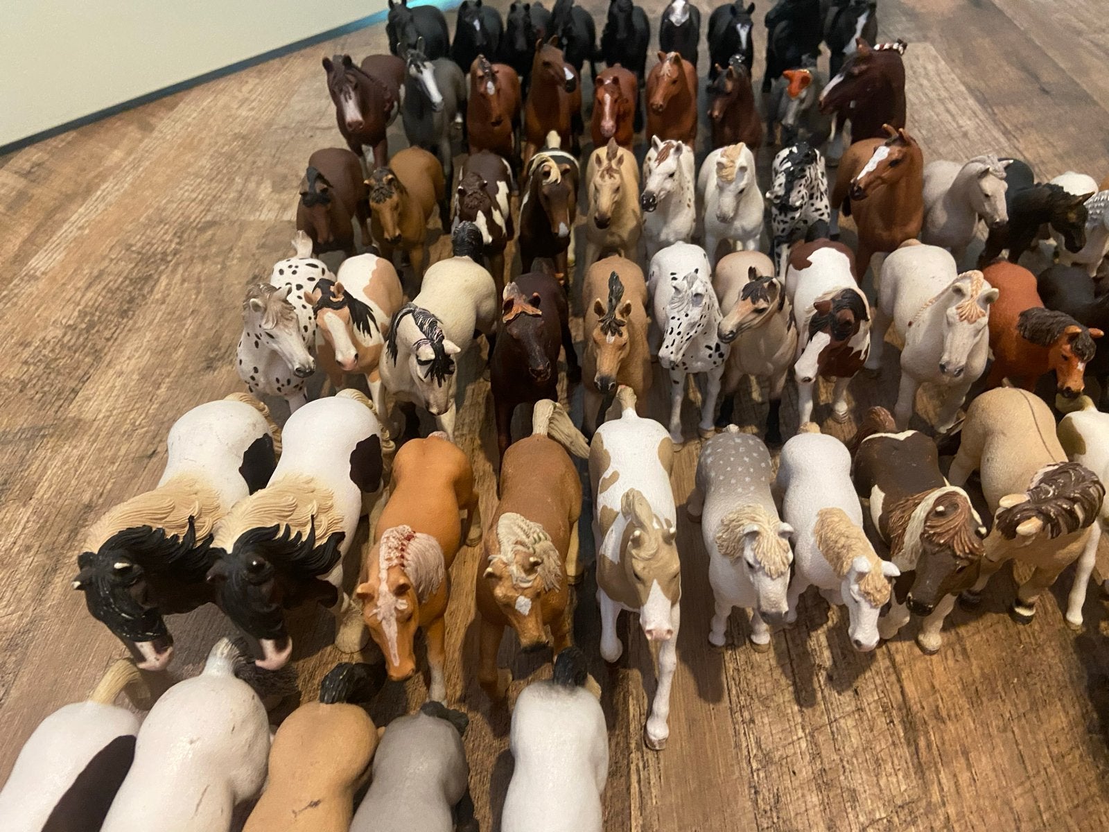 Grote collectie Schleich paarden en andere dieren, Ophalen of Verzenden, Gebruikt